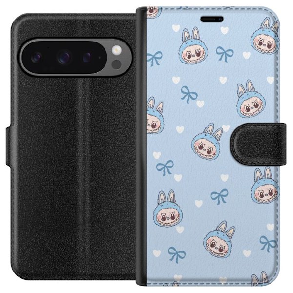 Google Pixel 9 Pro XL Plånboksfodral Labubu Fire Spirit – E