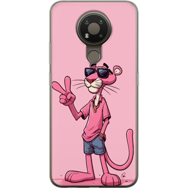 Nokia 3.4 Gennemsigtig cover Pink Panter Peace