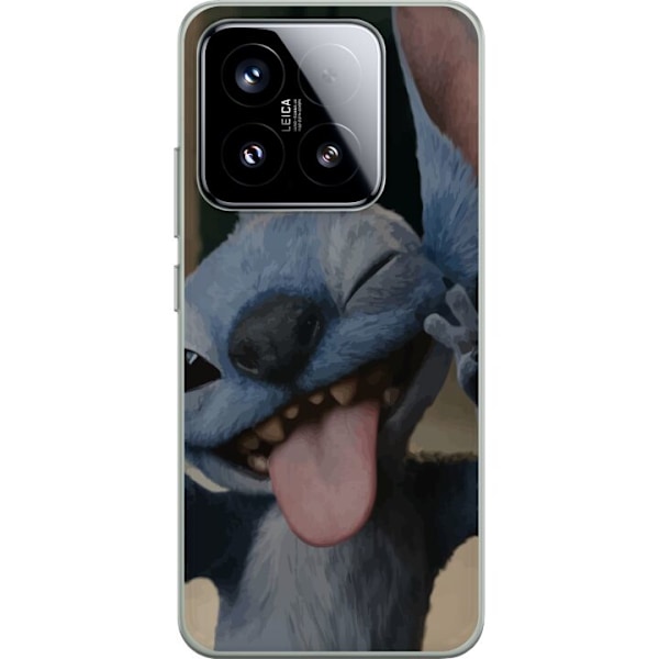 Xiaomi 15 Läpinäkyvä kuori Stitch Söpö Alien - Sininen Su