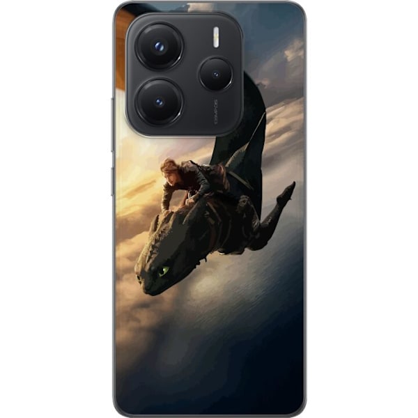 Xiaomi Redmi Note 14 Genomskinligt Skal Draktränaren