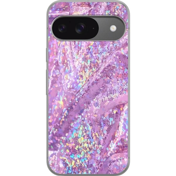 Google Pixel 9 Gjennomsiktig deksel Glitter