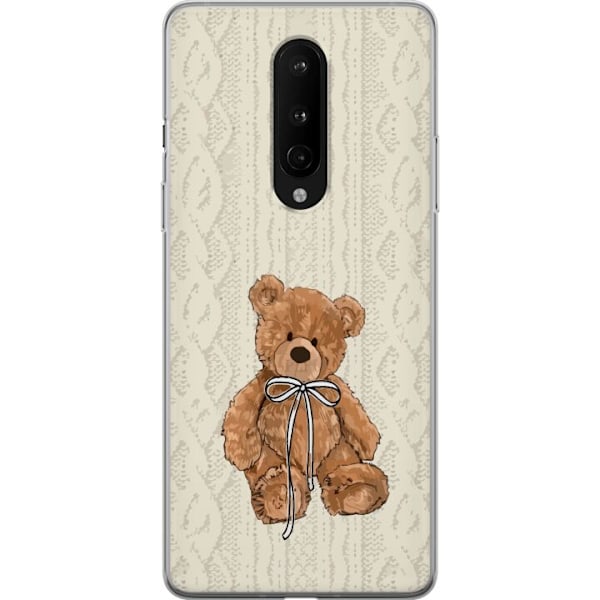 OnePlus 8 Genomskinligt Skal Liten Nalle – klassisk nalle i enkel design