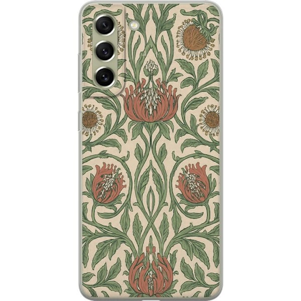 Samsung Galaxy S21 FE 5G Gennemsigtig cover Blad Detaljer