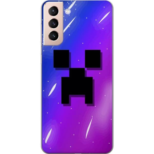 Kompatibelt Mobilskal till Samsung Galaxy S21 Minecraft