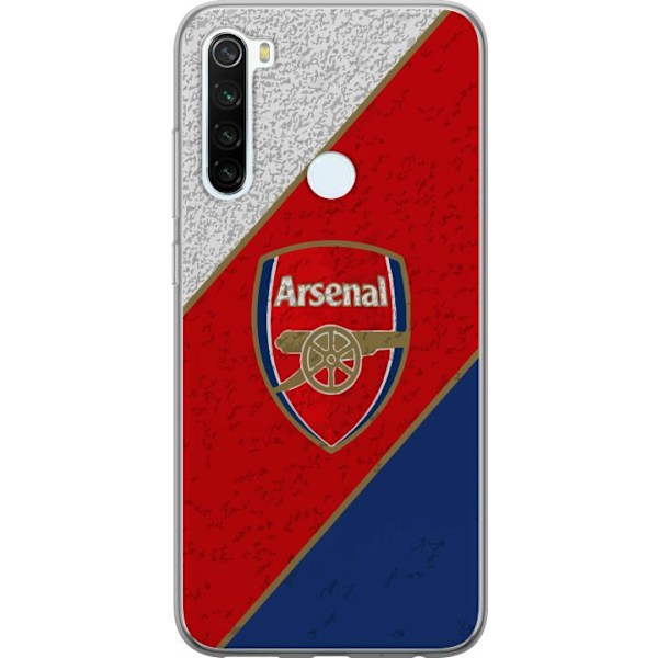 Xiaomi Redmi Note 8 Gjennomsiktig deksel Arsenal