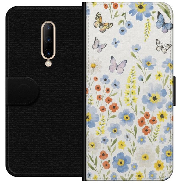 OnePlus 7 Pro Tegnebogsetui Sommerblomster