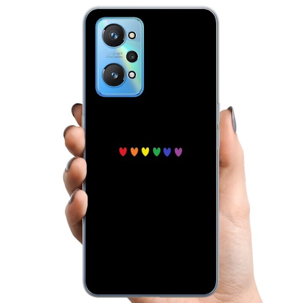 Realme GT Neo2 TPU Mobildeksel Stolt Hjerter