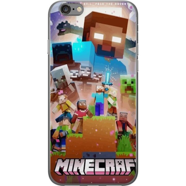 Apple iPhone 6 Läpinäkyvä kuori Minecraft