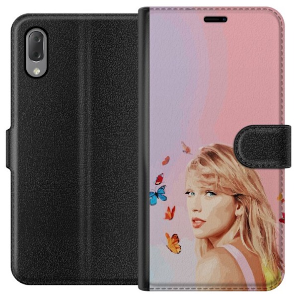 Sony Xperia L3 Tegnebogsetui Taylor Swift Sommerfugle