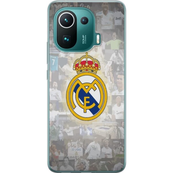 Xiaomi Mi 11 Pro Läpinäkyvä kuori Real Madrid