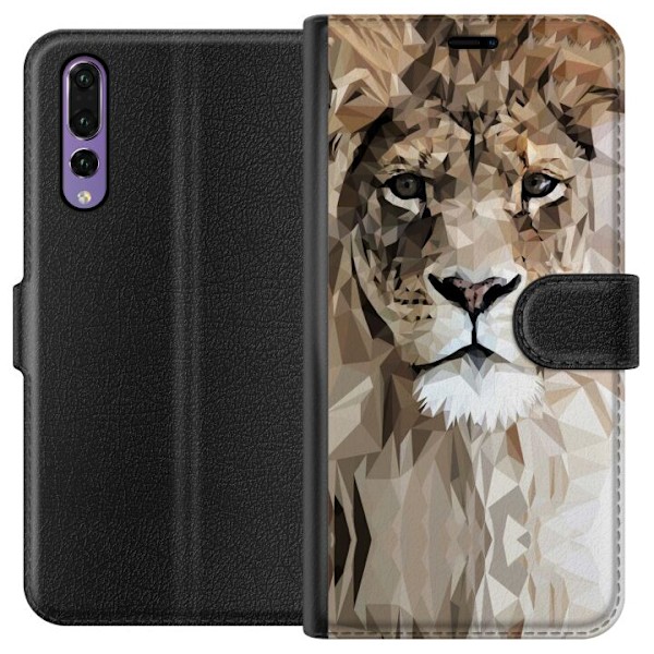 Huawei P20 Pro Tegnebogsetui Løve