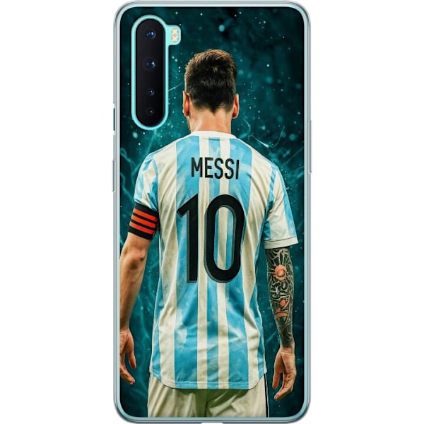 OnePlus Nord Genomskinligt Skal Messi
