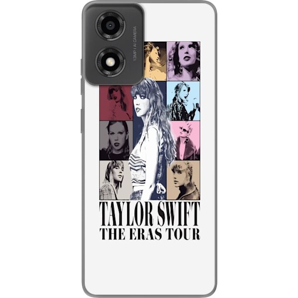 Motorola Moto E14 Gennemsigtig cover Taylor Swift