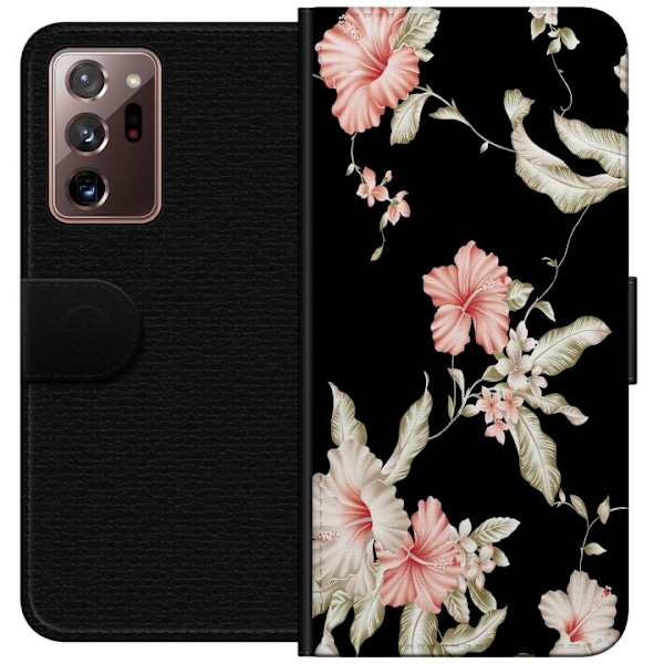 Samsung Galaxy Note20 Ultra Lommeboketui Blomster