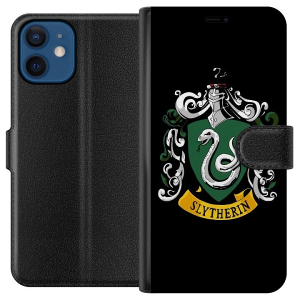 Apple iPhone 12 mini Lommeboketui Harry Potter - Slytherin