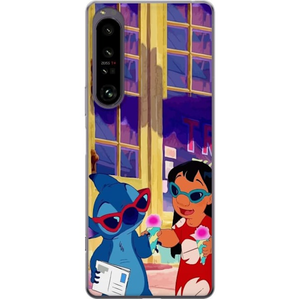 Sony Xperia 1 IV Genomskinligt Skal lilo and stitch 2025