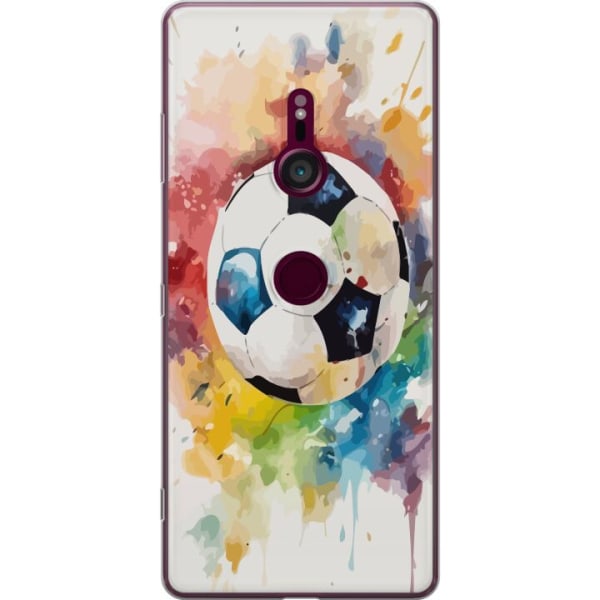 Sony Xperia XZ3 Gennemsigtig cover Fodbold