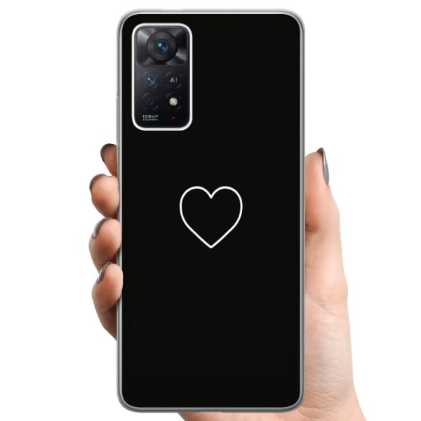 Xiaomi Redmi Note 11 Pro TPU Mobilskal Hjärta