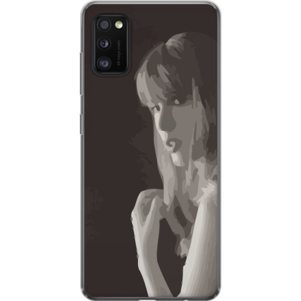 Samsung Galaxy A41 Läpinäkyvä kuori Taylor Swift