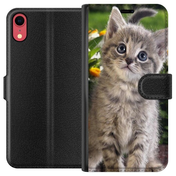 Apple iPhone XR Lommeboketui Katt