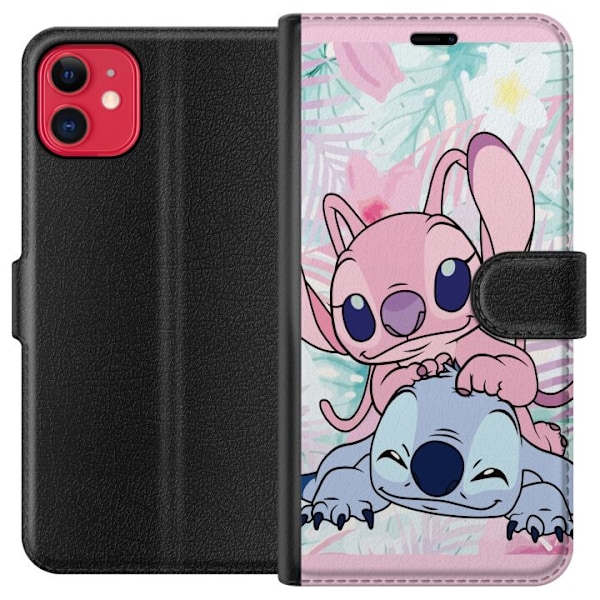 Apple iPhone 11 Lompakkokotelo Kirjonta