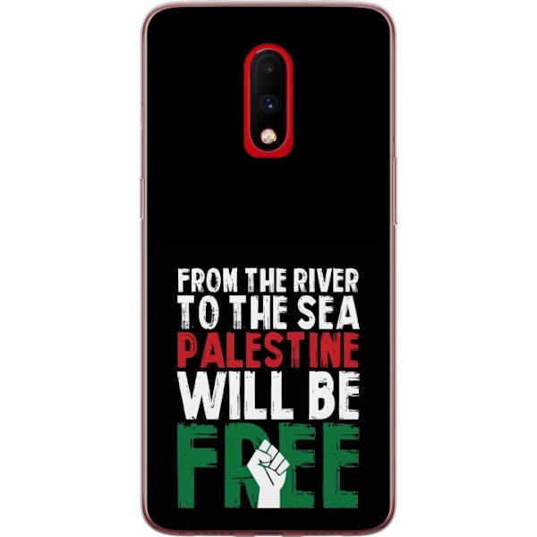 OnePlus 7 Gjennomsiktig deksel Fri Palestina