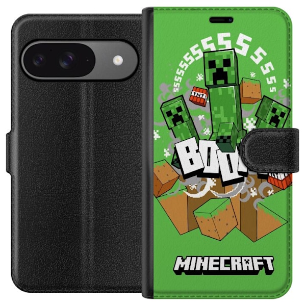 Google Pixel 9 Tegnebogsetui Minecraft Boom