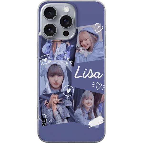 Apple iPhone 16 Pro Max Läpinäkyvä kuori Lisa Blackpink – Aesthetic K-pop Queen