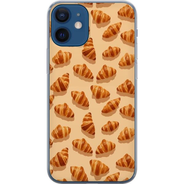 Kompatibelt Mobilskal till Apple iPhone 12 Croissanter beige