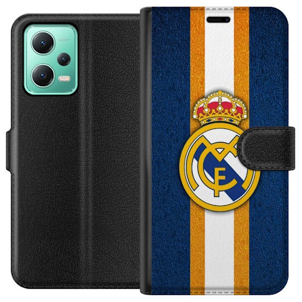 Xiaomi Redmi Note 12 Plånboksfodral Real Madrid CF