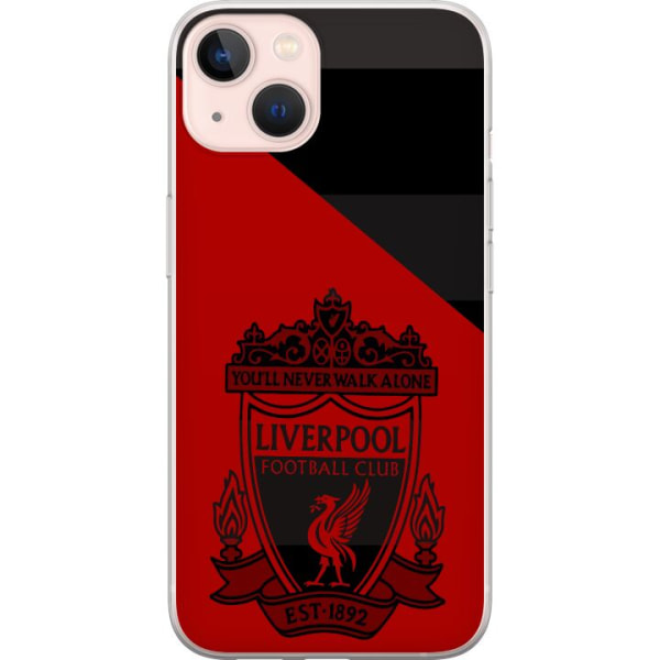 Apple iPhone 13 Läpinäkyvä kuori Liverpool L.F.C.