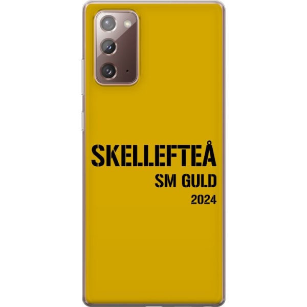 Samsung Galaxy Note20 Gennemsigtig cover Skellefteå SM GULD