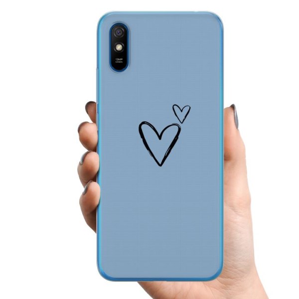 Xiaomi Redmi 9A TPU Mobilskal Hjärta