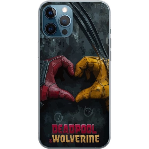 Apple iPhone 12 Pro Läpinäkyvä kuori Wolverine Deadpool