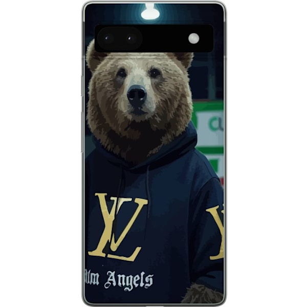 Google Pixel 6a Läpinäkyvä kuori LV Björn Palm Angels