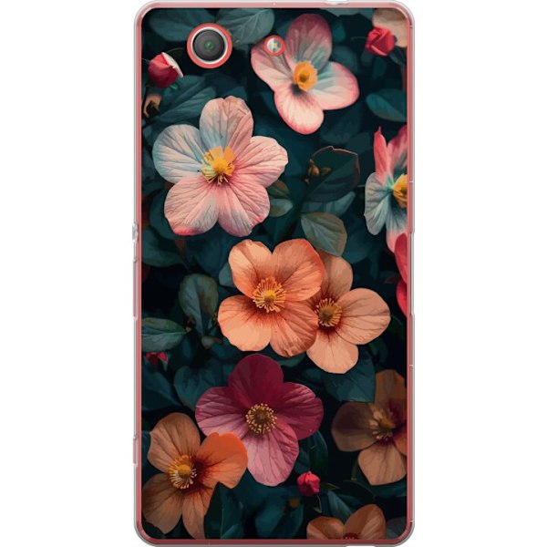 Sony Xperia Z3 Compact Genomskinligt Skal Blommor