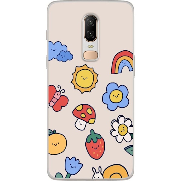 OnePlus 6 Gennemsigtig cover Sød