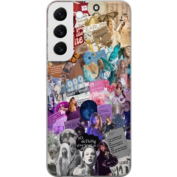 Samsung Galaxy S22+ 5G Läpinäkyvä kuori Taylor Swift