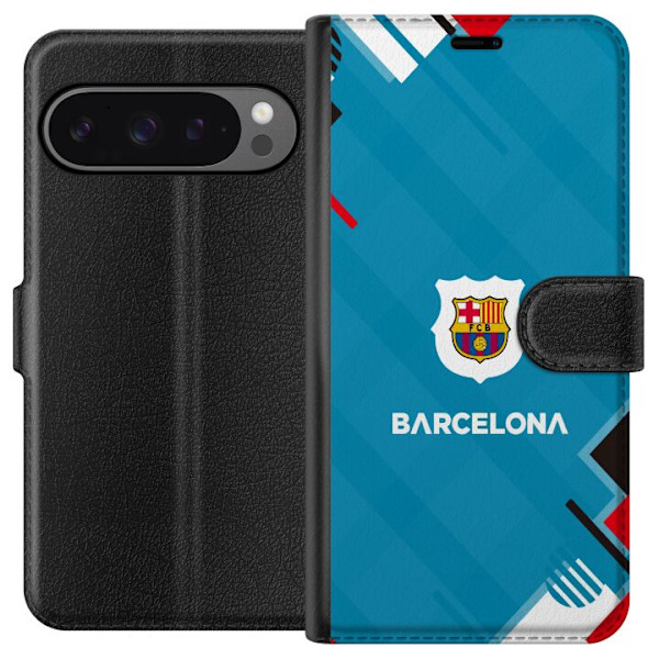 Google Pixel 9 Pro XL Plånboksfodral FC Barcelona