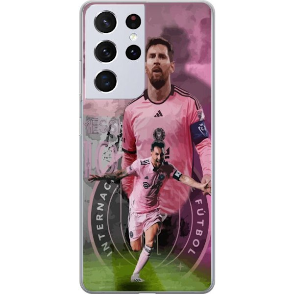 Samsung Galaxy S21 Ultra 5G Läpinäkyvä kuori Messi