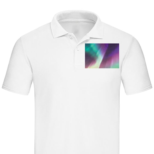 Poloshirt til Voksen | Elegant Poloshirt Nordlys Hvid Medium