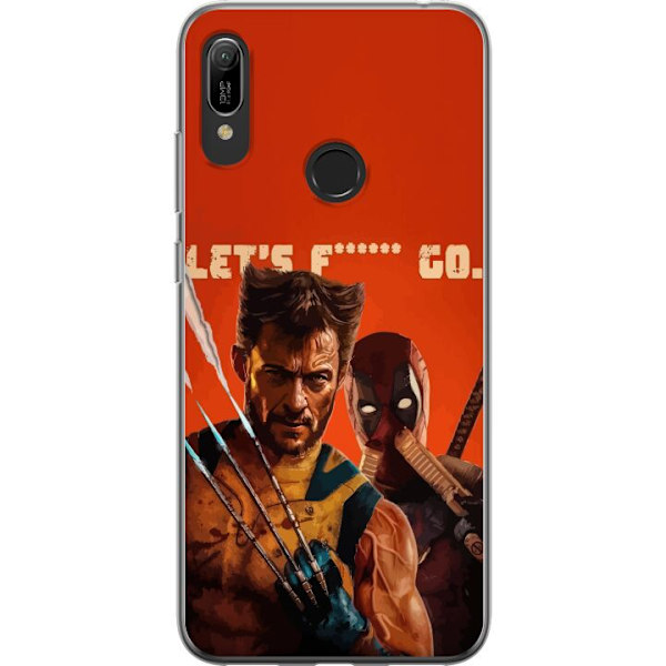 Huawei Y6 (2019) Gennemsigtig cover Deadpool & Wolverine