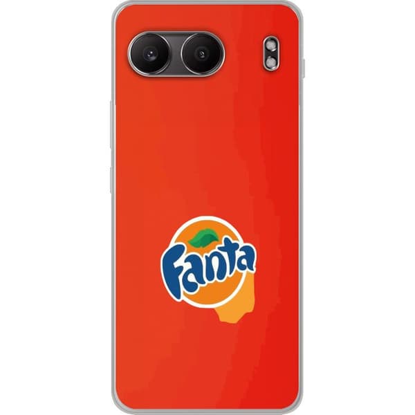 Kompatibelt Mobildeksel til OnePlus Nord 4 Minimalistisk appelsinbrus-inspirert design oransje