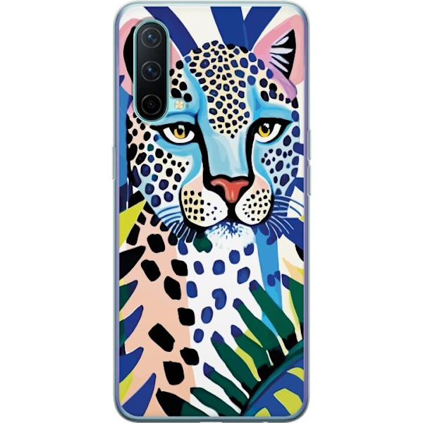 OnePlus Nord CE 5G Genomskinligt Skal Vivid Leopard