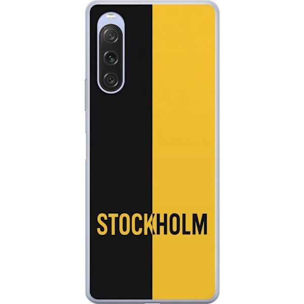 Sony Xperia 10 V Gjennomsiktig deksel Stockholm – fotball