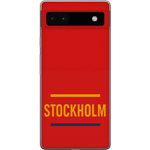 Google Pixel 6a Gjennomsiktig deksel Stockholm – Hockey