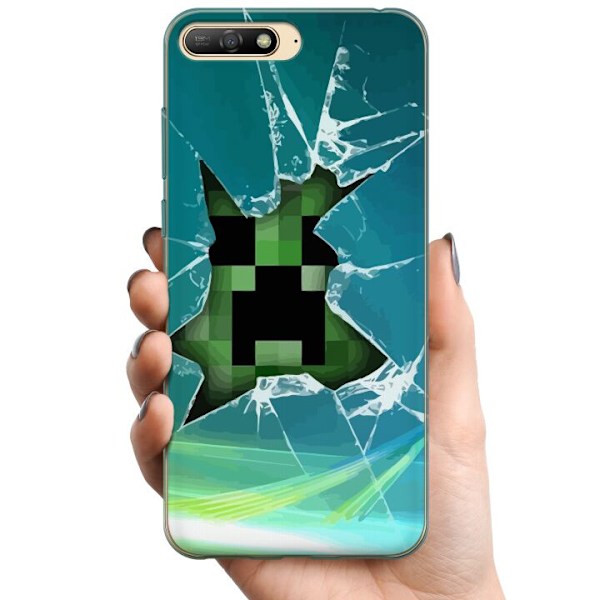 Huawei Y6 (2018) TPU Mobildeksel MineCraft