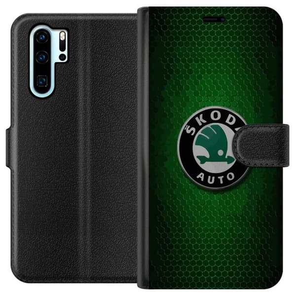 Kompatibel Tegnebogsetui til Huawei P30 Pro Skoda