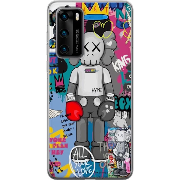 Huawei P40 Gennemsigtig cover Kunst