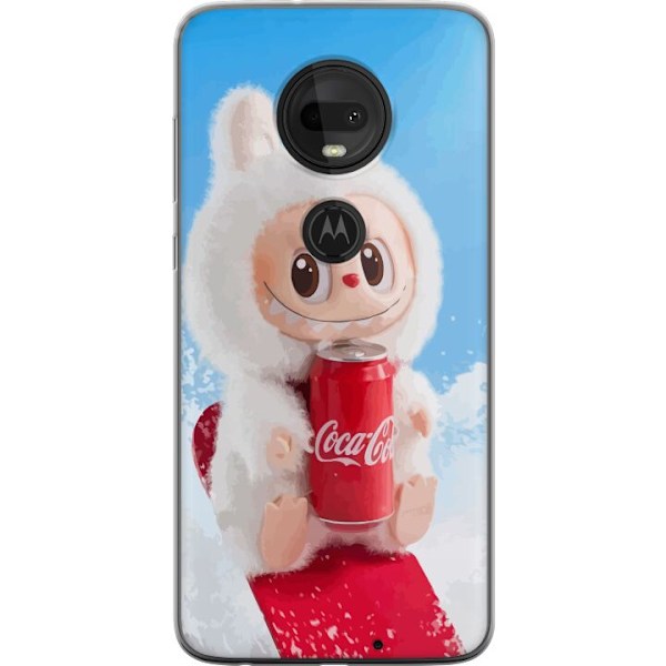 Motorola Moto G7 Genomskinligt Skal Labubu Summer Edition